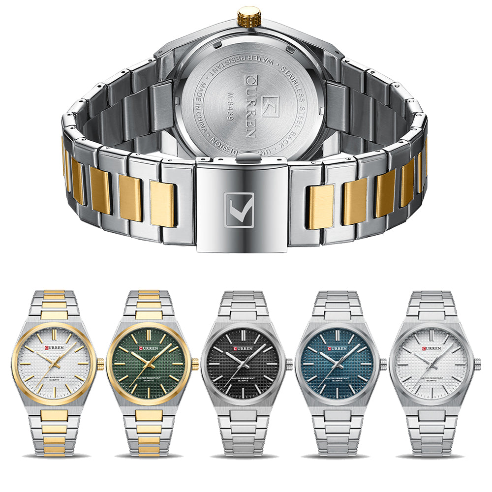 Men's Brushed Stainless Steel Watch | Aether