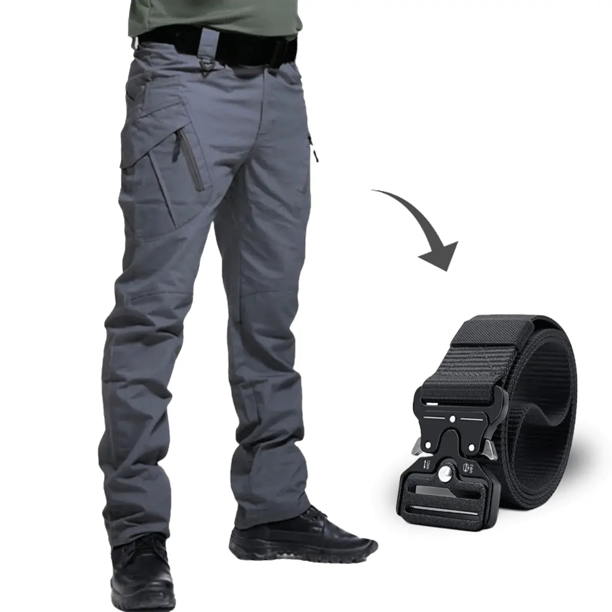 Adventure-Ready Tactical Pants with Complimentary Belt – Gear Up for Action!
