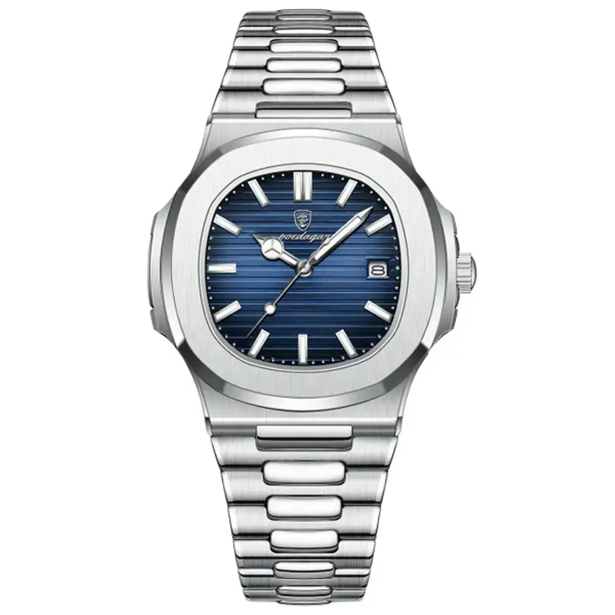 Men's Luxe Nautilus™ Watch with Complimentary Bracelet Kit – Great Deal!