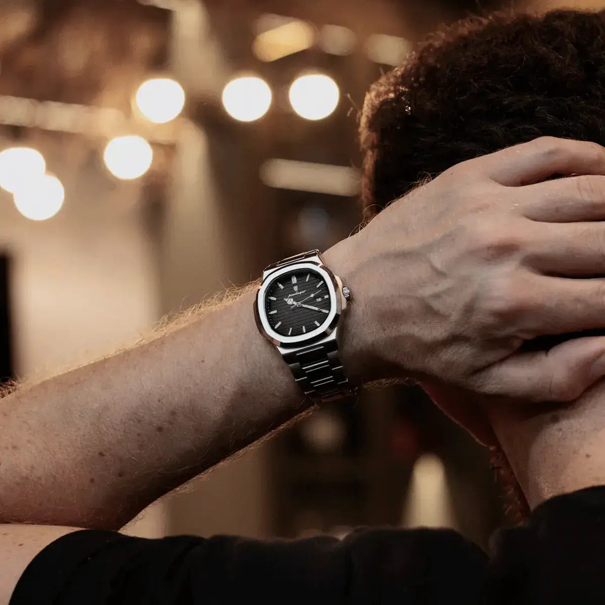 Men's Luxe Nautilus™ Watch with Complimentary Bracelet Kit – Great Deal!