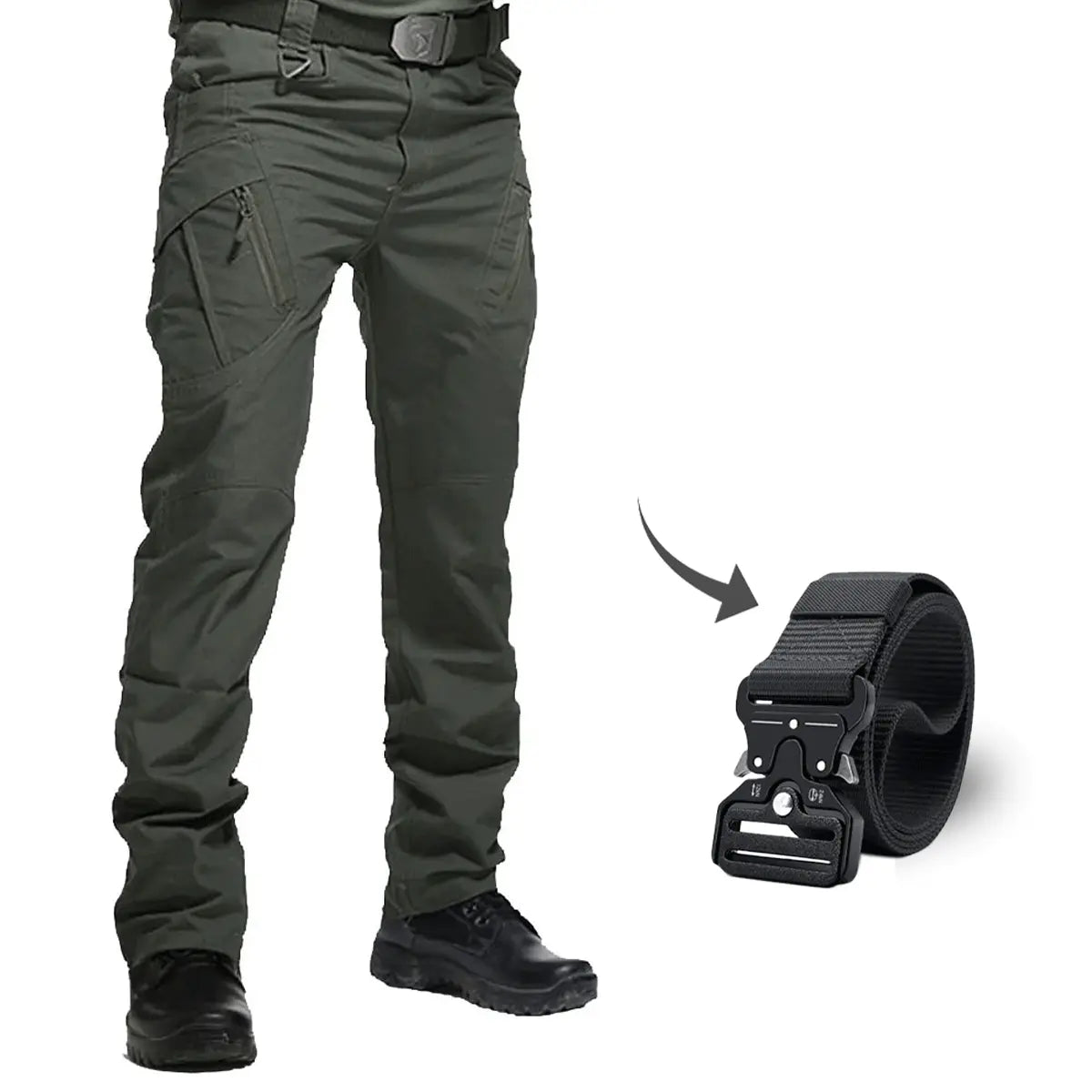 Combat-Ready Tactical Pants with Complimentary Tactical Belt – Prepare for Action!