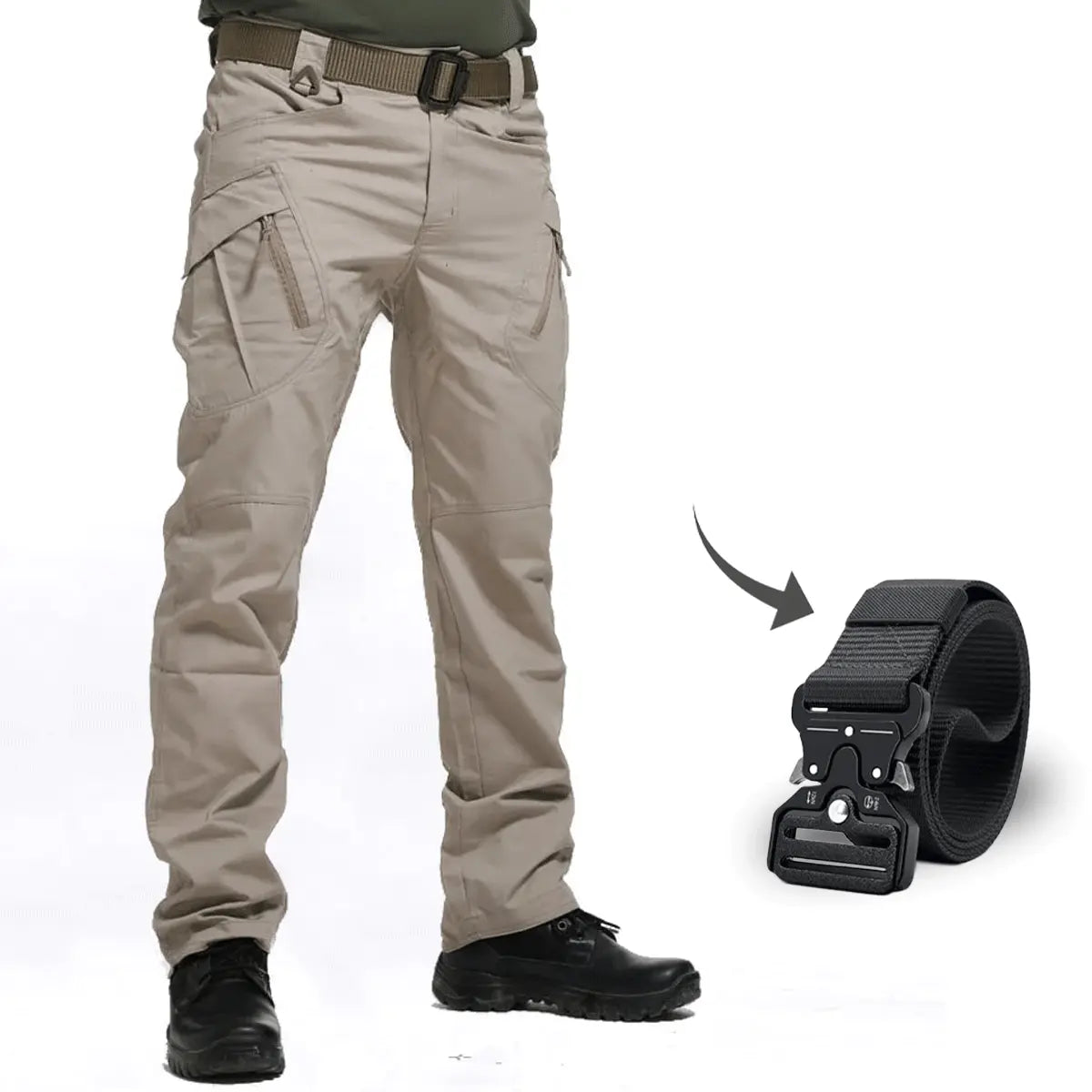 Combat-Ready Tactical Pants with Complimentary Belt – Prepare for Action!
