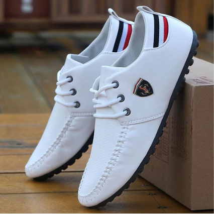 Ferrari® Men's Leather Moccasin Shoes + Bonus Gift Included!