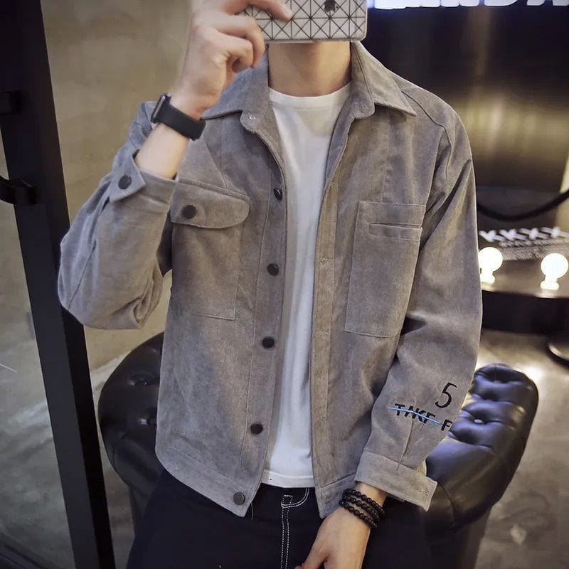 Men's Corduroy Shirt Jacket – Ideal for a Classic British Style!