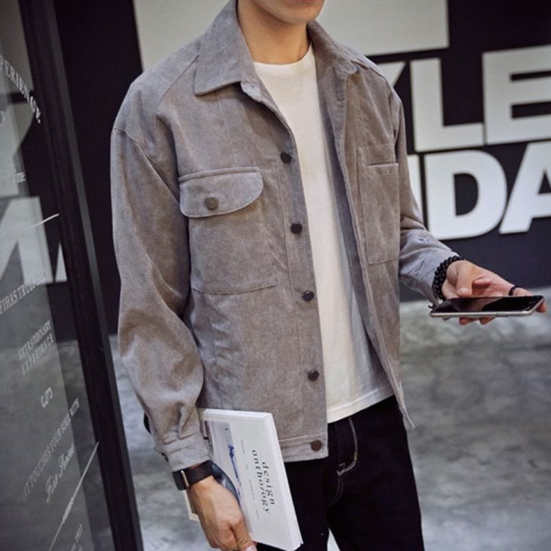 Men's Corduroy Shirt Jacket – Ideal for a Classic British Style!